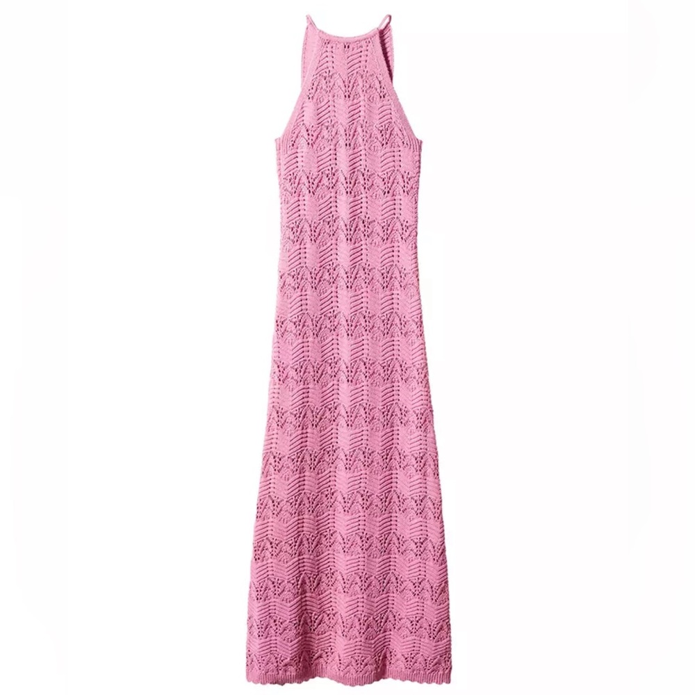 SOLD. NWT House of Harlow 1960 Crochet knit dress in daffodil 🌼 yellow - Picture 4 of 11